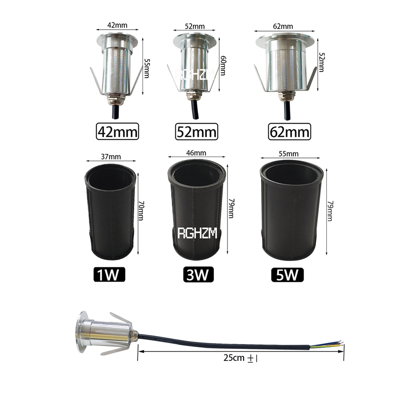 IP67 DC12V Pencahayaan Luar Ru - Ground Light Recessed ulasan dan harga