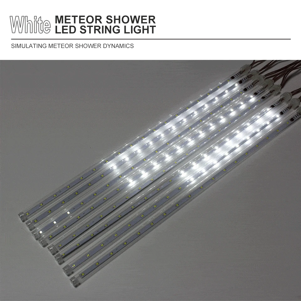 Lampu setrip LED 8 tabung huja - Outdoor Lighting Effects ulasan dan harga