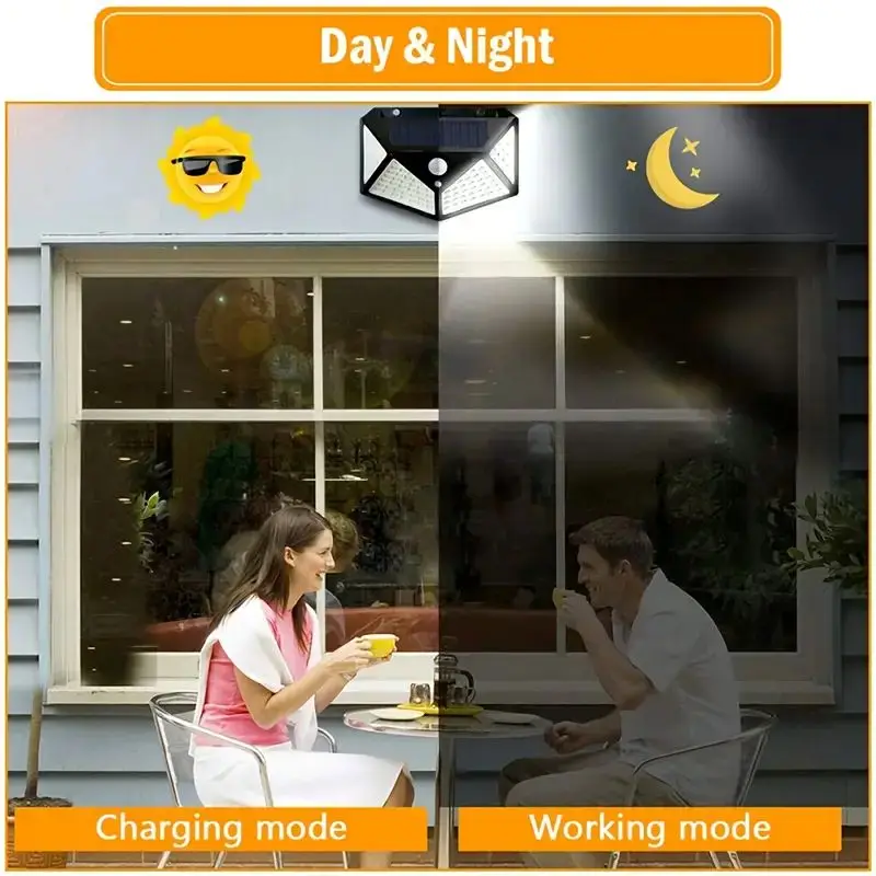 Lampu Taman Tenaga Surya 100LE - Outdoor Lighting For Patio ulasan dan harga