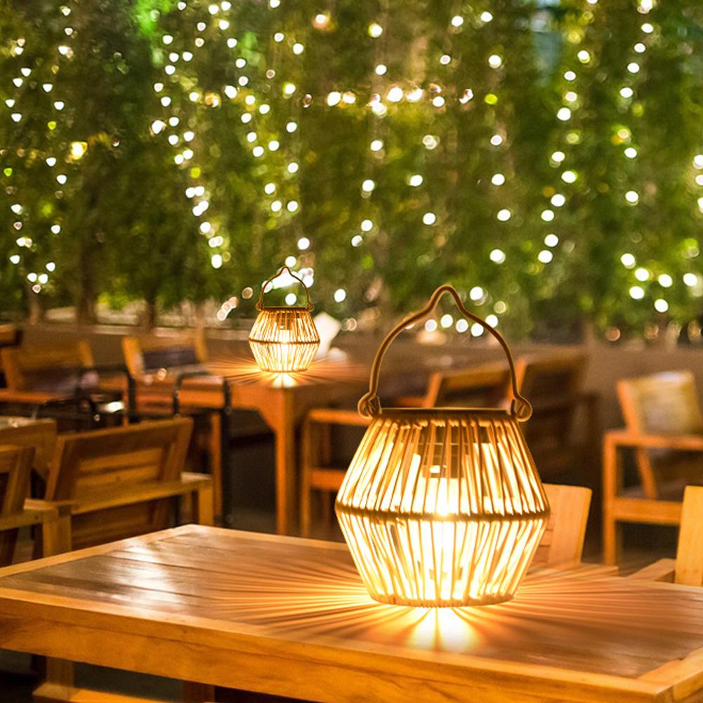 Lampu Rotan Tenaga Surya Tahan - Outdoor Lighting For Patio ulasan dan harga