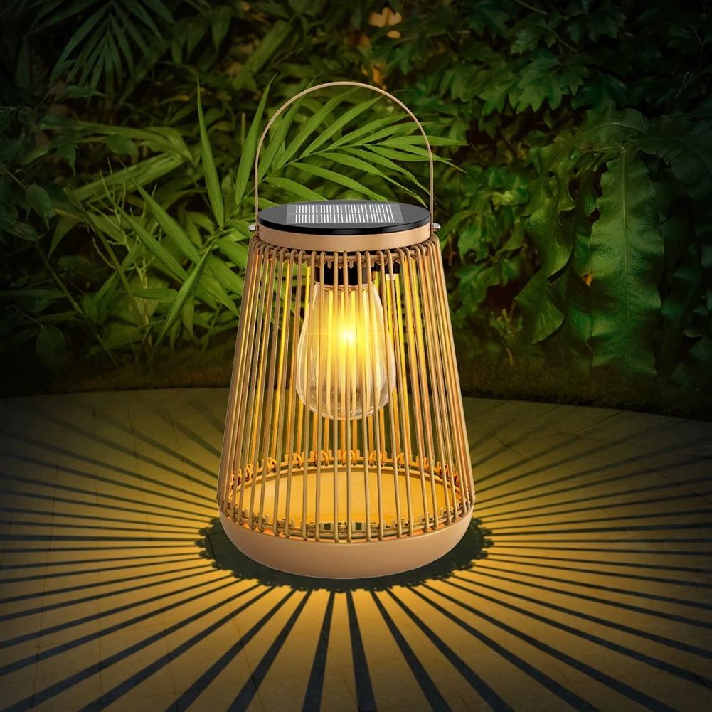 Lampu Rotan Tenaga Surya Tahan - Outdoor Lighting For Patio ulasan dan harga