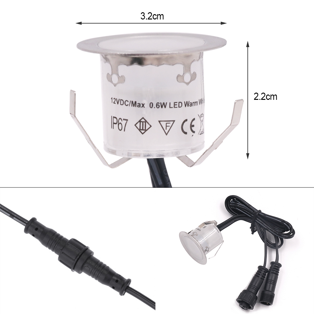16 Lampu LED Deck 12V Lampu Un - Deck Step Light ulasan dan harga