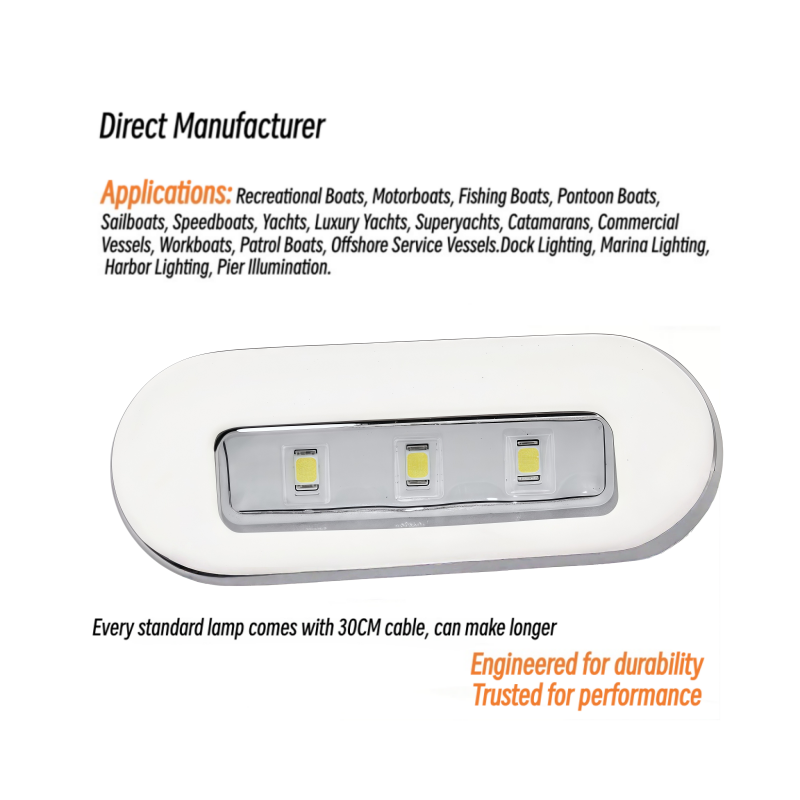 Lampu LED 3W 12V 24V untuk Kap - Deck Step Light ulasan dan harga