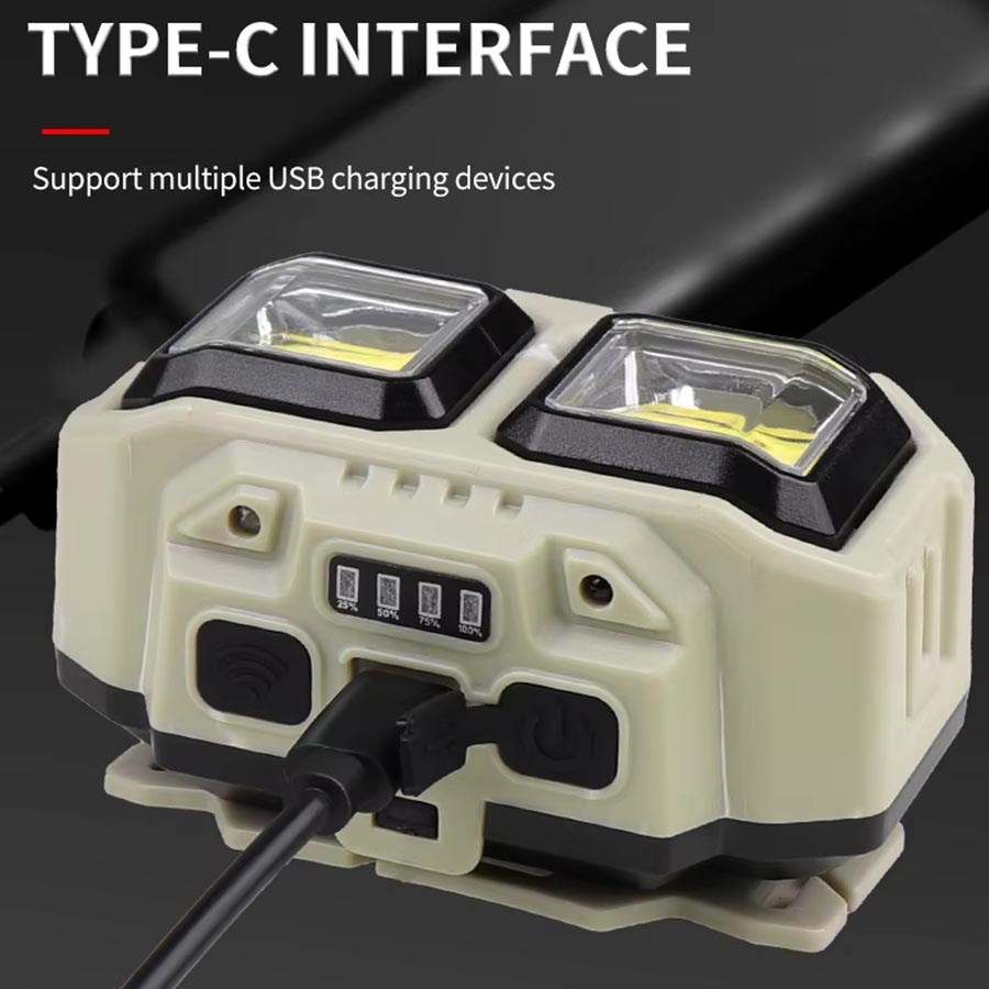 Lampu Kepala LED COB Isi Ulang - Outdoor Lighting Repair ulasan dan harga