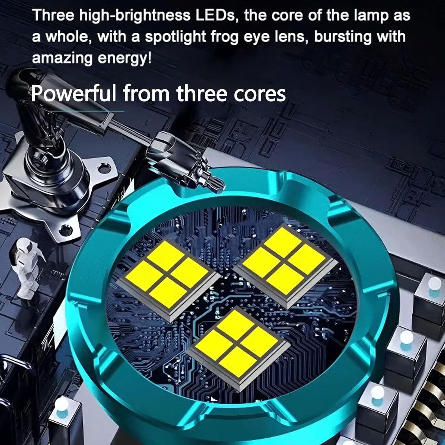 Senter Taktis Daya Tinggi 3LED - Outdoor Lighting Quality ulasan dan harga