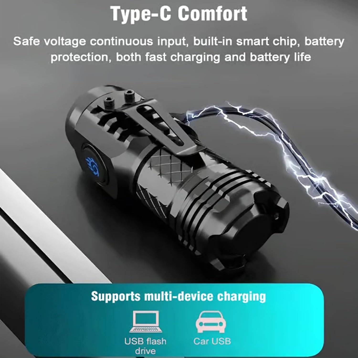 Senter Taktis Daya Tinggi 3LED - Outdoor Lighting Quality ulasan dan harga