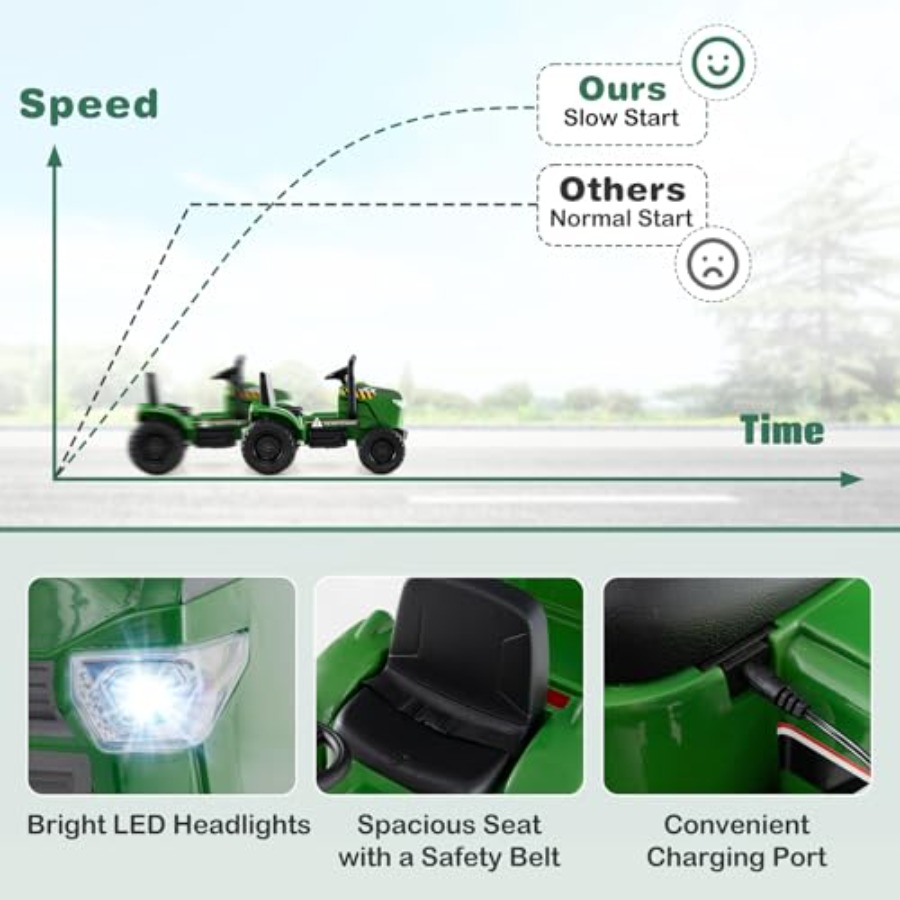 Traktor Mainan dengan Trailer  - Outdoor Lighting Controller ulasan dan harga